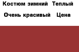 Костюм зимний. Теплый. Очень красивый › Цена ­ 4 000 - Тюменская обл., Тюмень г. Дети и материнство » Детская одежда и обувь   . Тюменская обл.,Тюмень г.